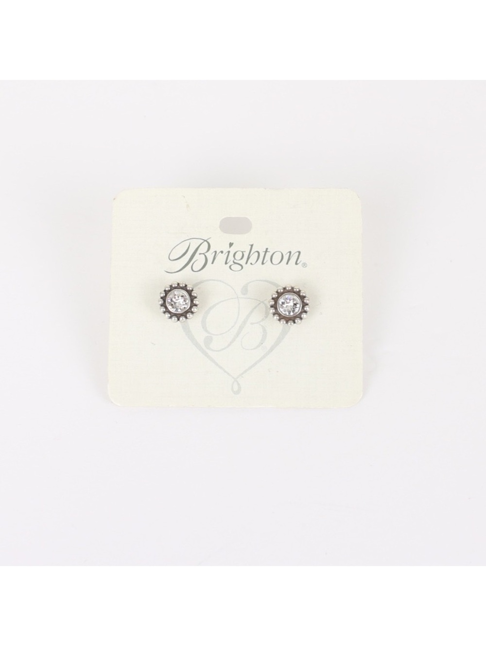Brighton Twinkle Mini Clear Crystal Halo Post Stud Earrings